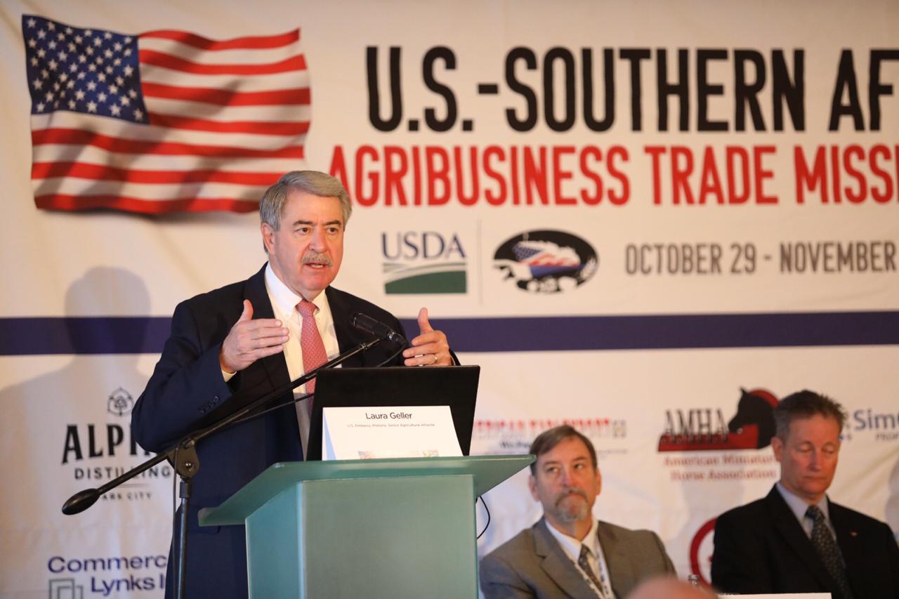Under Secretary McKinney speaks during the Southern Africa Trade Mission Under Secretary McKinney speaks during the Southern Africa Trade Mission