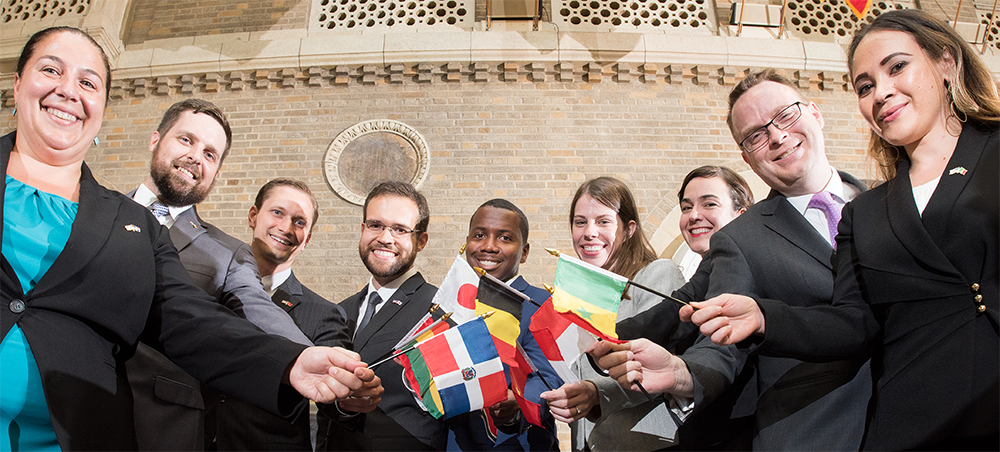 Photo from the 2016 Foreign Service Office Induction Ceremony at USDA