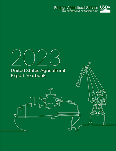 Cover of the 2023 U.S. ag export yearbook