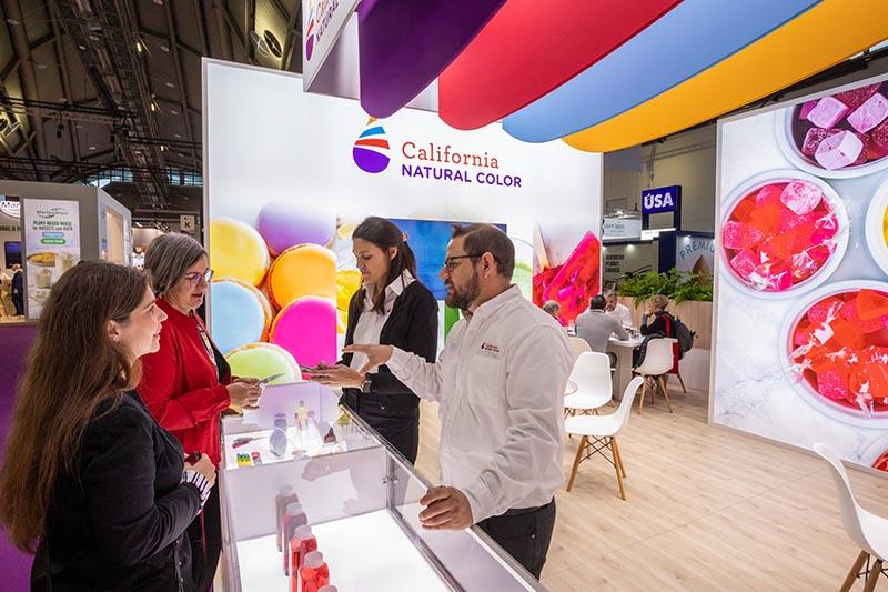 California Natural Color booth at Fi Europe’s USA pavilion.